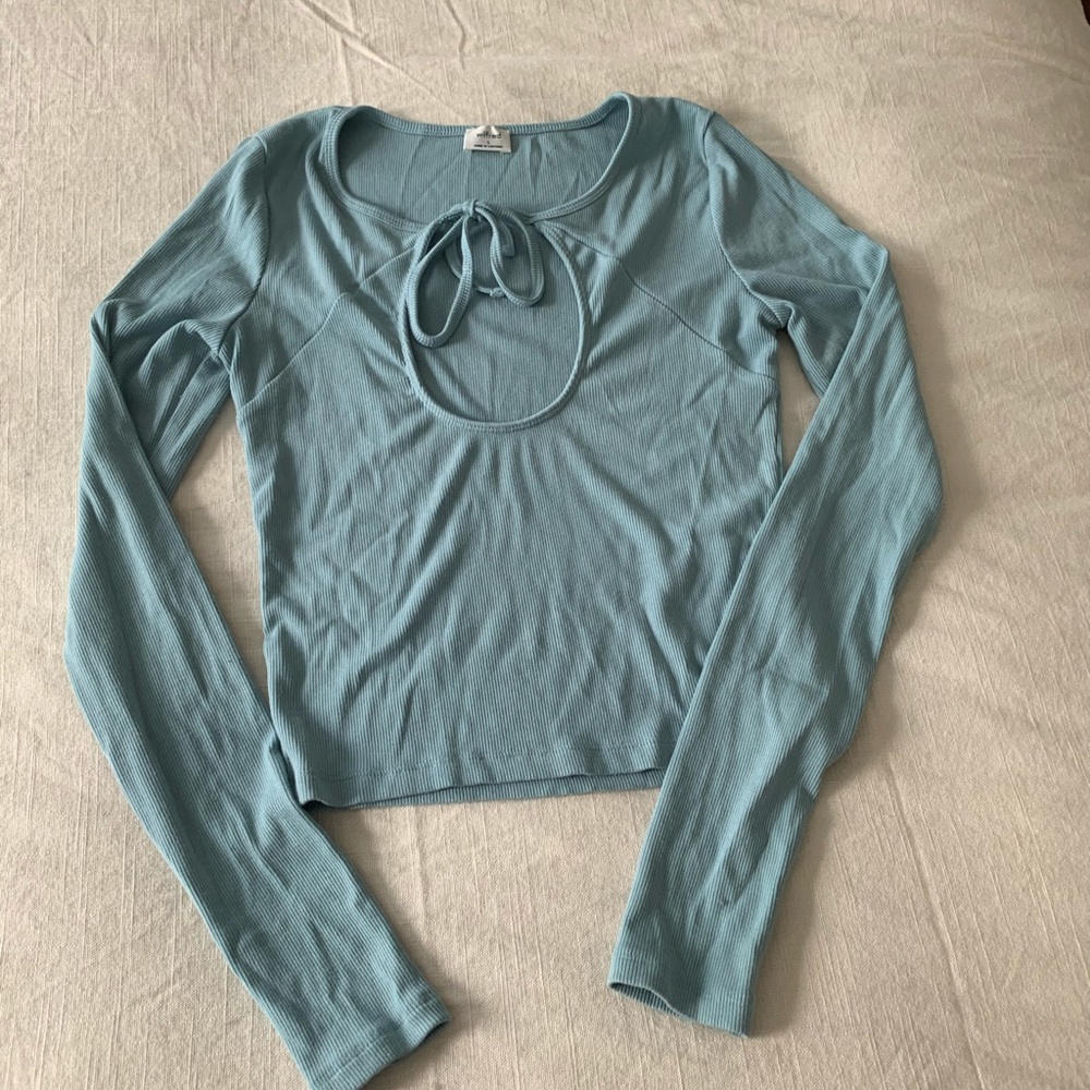 Aritzia Wilfred Harlequin Longsleeve